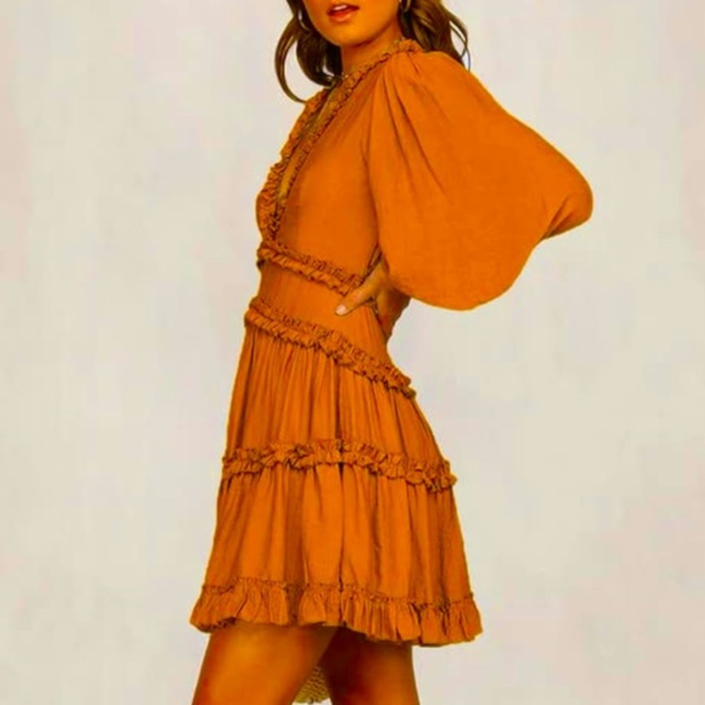 Dress summer tangerine by Palm Harbor Resort Collection